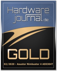 GOLD AWARD asustor NAS 